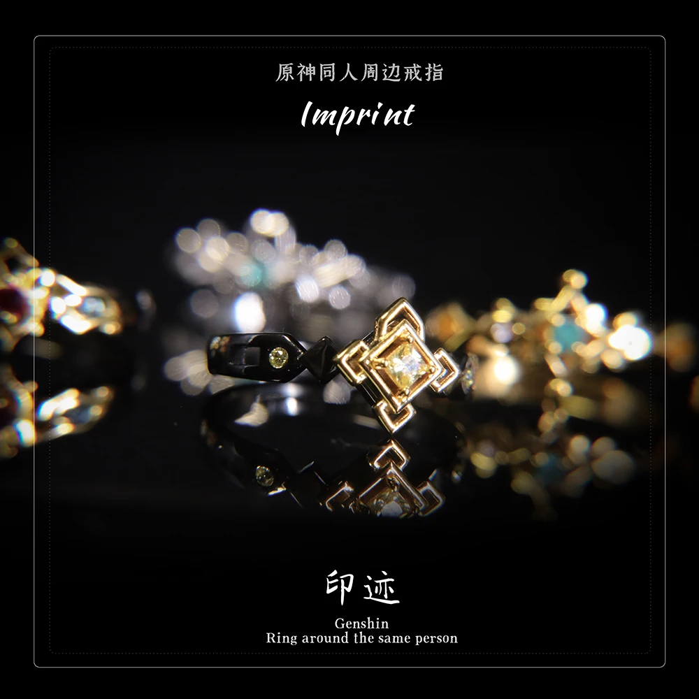 Аниме Genshin Impact Zhongli tataglia Xiao Albedo Venti Мода 925 Серебряное кольцо на палец для женщин
