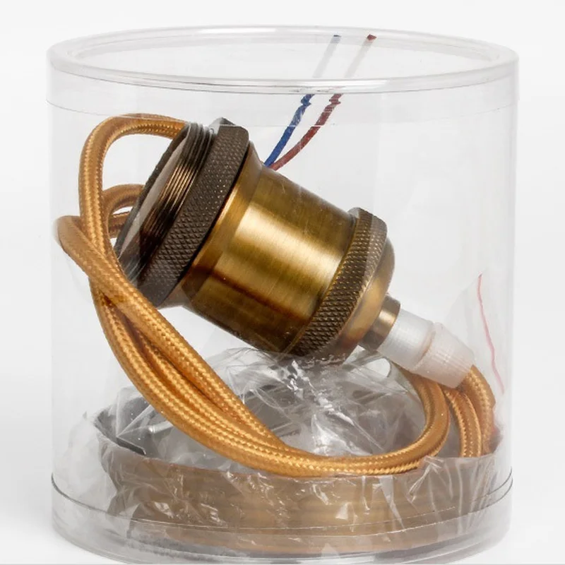 Винтажный алюминиевый подвесной светильник E27 держатель лампы Ретро Декор