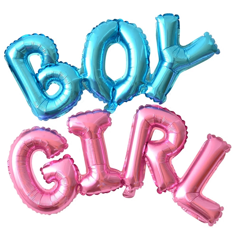 

1pcs Boy Girl Balloon Aluminum Foil Birthday Balloon Gender Party Baby Shower Party Supplies Party Decoration Party Decor