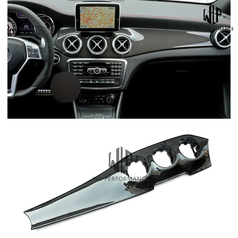 

W117 Carbon Fiber Interior Accessories Center console Cover Trim For Mercedes-Benz CLA Class CLA260 CLA250 CLA45 AMG Style