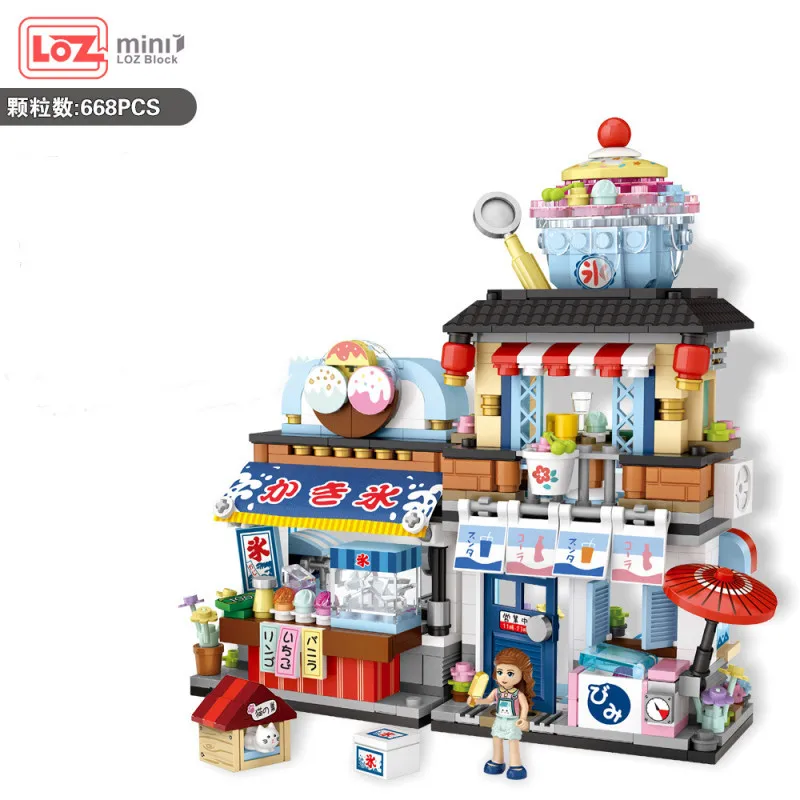 Фотообои 668 шт. + japan foods /ice shop/tako yaki креативная сборка расслабляющие игрушки