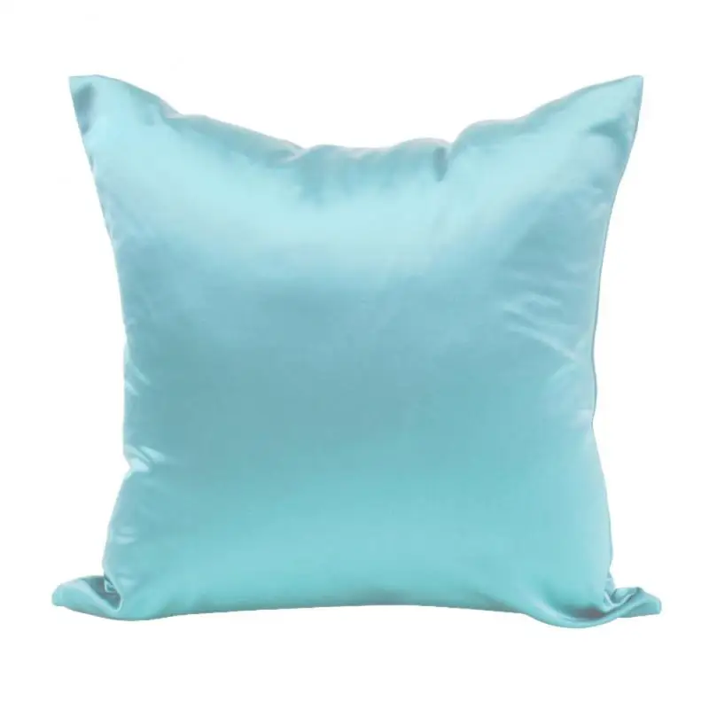 Домашняя декоративная сатиновая шелковая Мягкая Наволочка высокого качества