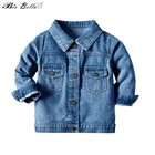 Куртка детская, демисезонная, с длинным рукавом, в ковбойском стиле, для мальчиков и девочек, От 1 до 5 лет