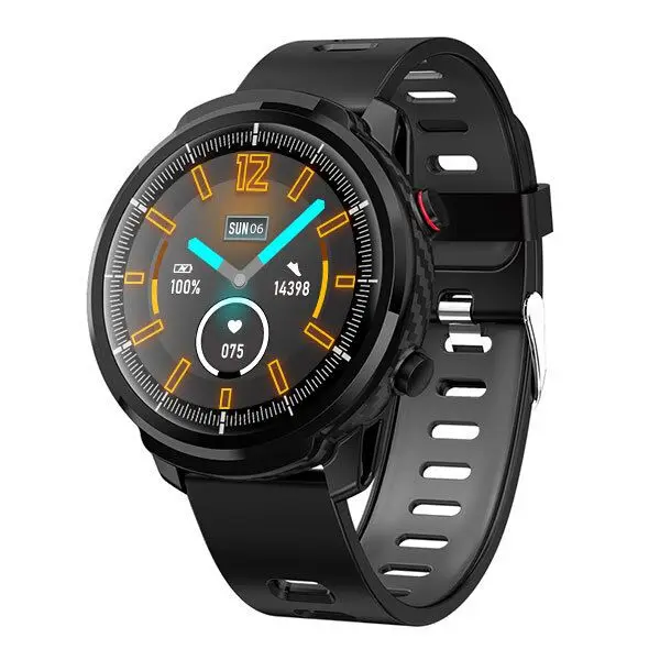silicone strap grey Новинка, L3, полный сенсорный смарт-часы для мужчин и женщин, спортивный фитнес-трекер, монитор сердечного ритма, несколько видов спорта, умные часы для IOS, Android - Цвет: silicone strap grey