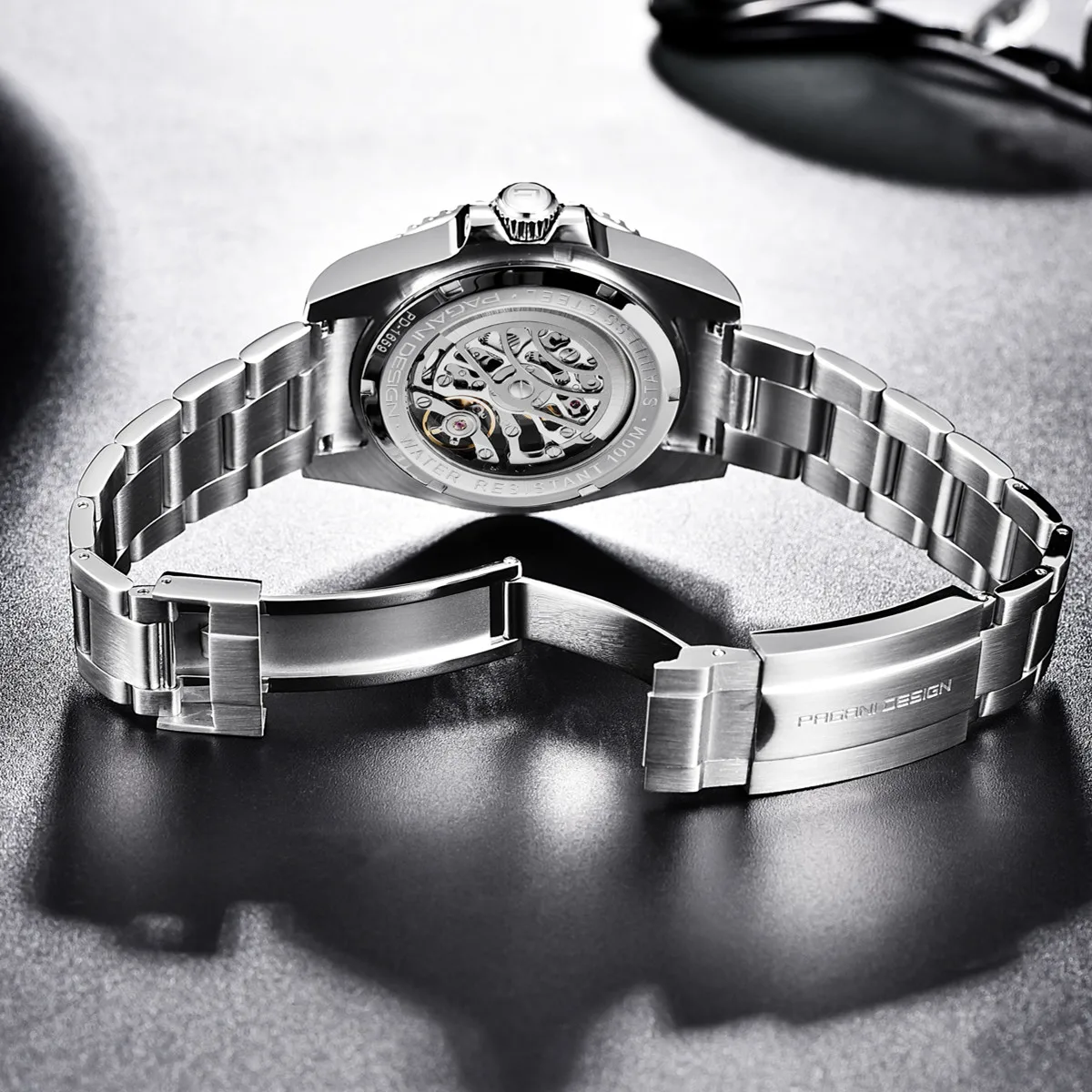 

New Skeleton Automatic Watch Men PAGANI DESIGN Brand Luxury Sapphire Mechanical Watches Men Sports 100M Waterproof Reloj Hombre