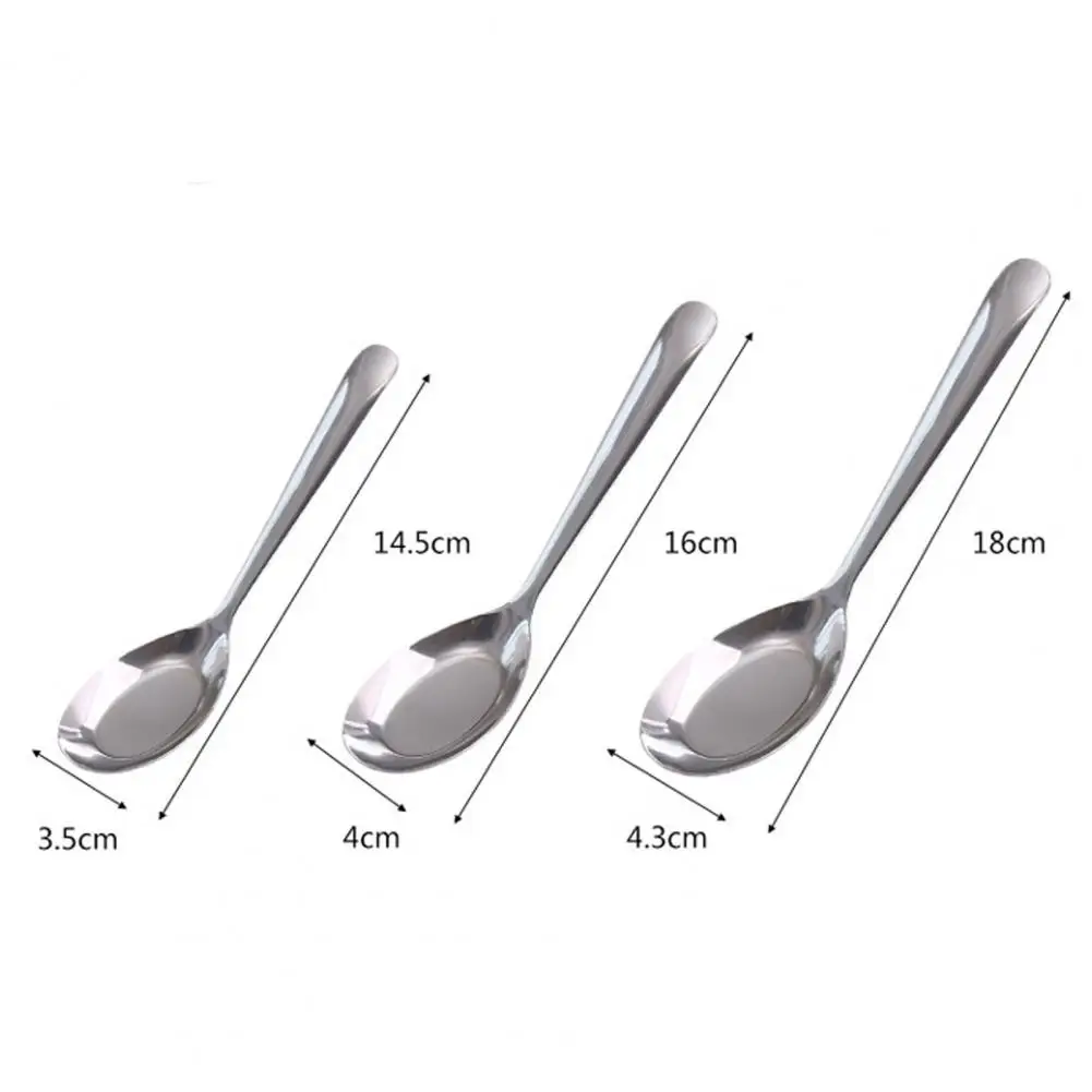 

80% Hot Sales!!! Portable Stainless Steel Long Handle Soup Spoon for Kitchen Home