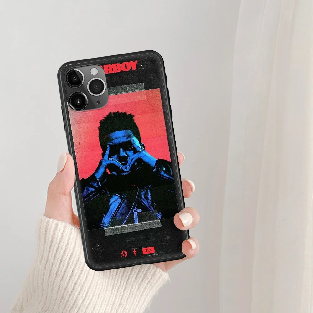 

The Weeknd Starboy Pop Singer Phone Case For IPhone 5 5S SE 5C 6 6S 7 8 Plus X XS XR 11 12 Mini Pro Max 2020 black Etui Luxury