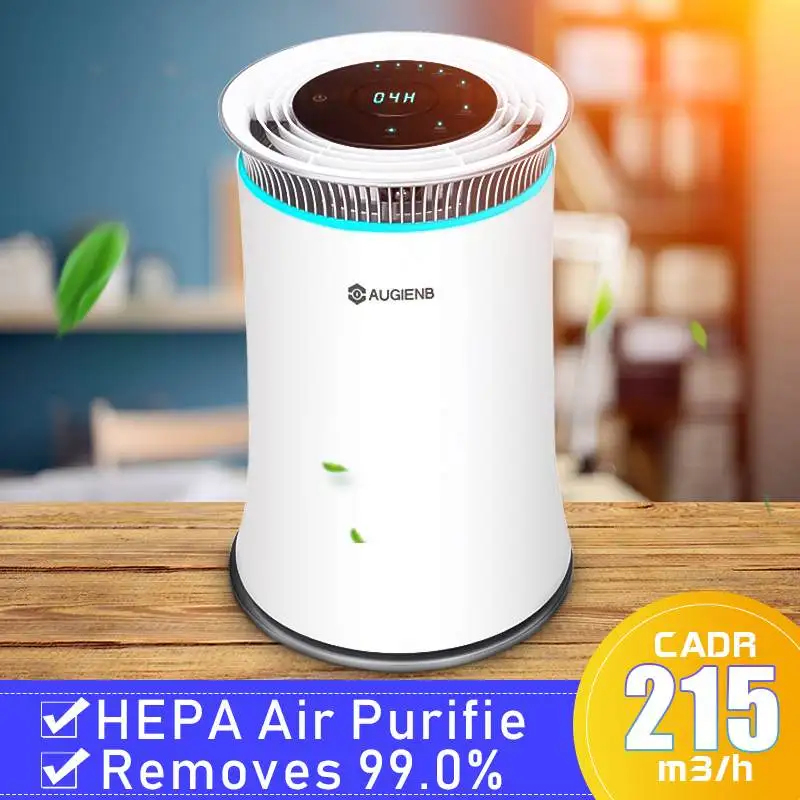 AUGIENB настоящий HEPA очиститель воздуха фильтр ионизатор ион фильтр PM2.5 запах дыма пыли очиститель воздуха для курильщиков аллергии