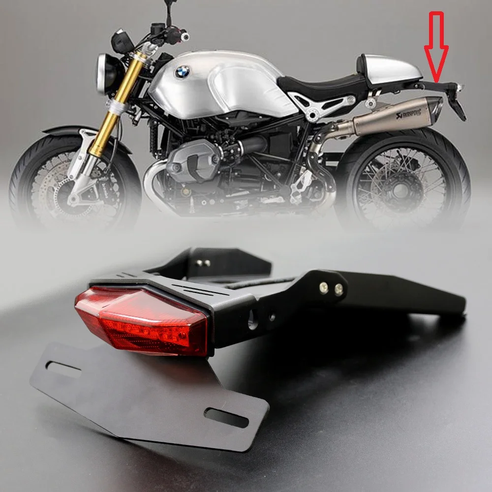 

Детали для мотоциклов Cafe Racer, подставка для номерного знака, задний фонарь для BMW R NINE T 2014-2020 19 R9T, аксессуары для мотоциклов, кронштейн для зад...