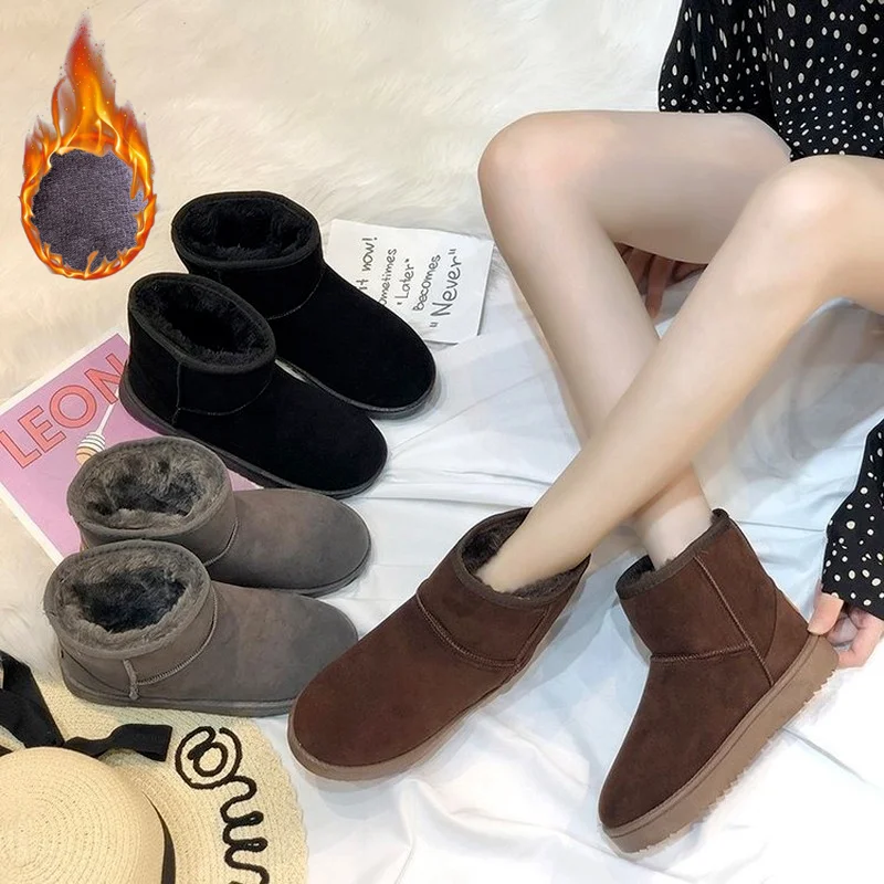 

Women Boots Platform Boots Boots Fashion Waterproof Snow Boots Winter Shoes Women Casual Light Ankle Non-slip Warm Winter Boots