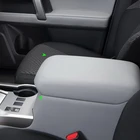 Автомобильные аксессуары Крышка центральной консоли подлокотник коробка кожаная крышка наклейка отделка для Toyota 4Runner 2010 - 2016 2017 2018 серый