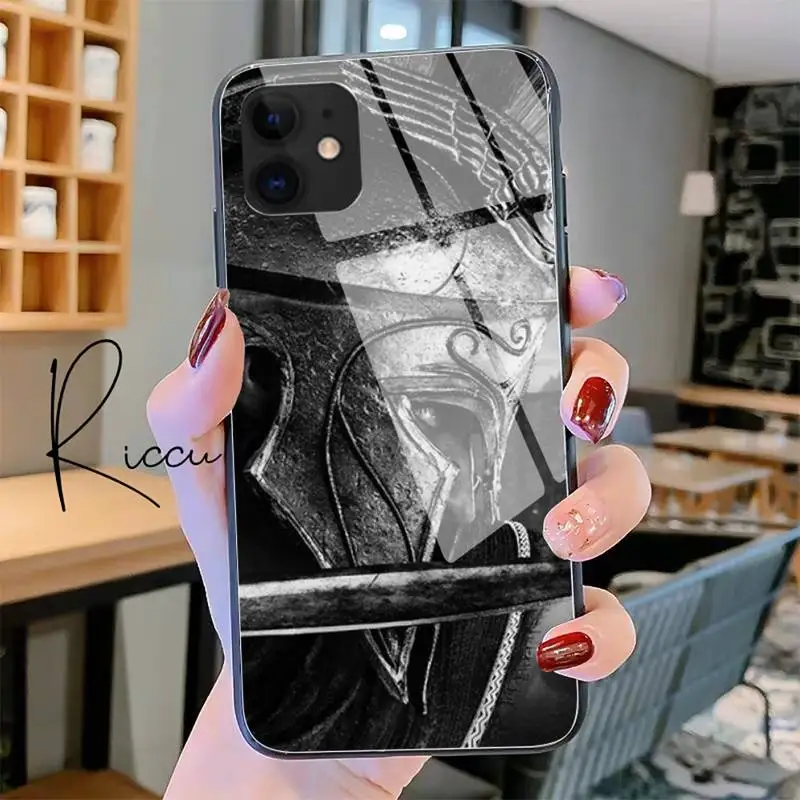 

ACT Action Game Spartan Phone Case Tempered Glass For IPhone 11 Pro XR XS MAX 8 X 7 6S 6 Plus SE 2020 12 Pro Max Mini Case