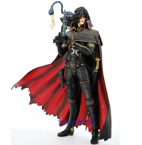 PLAY ARTS KAI HARLOCK космический пиратский капитан фигура из ПВХ|Игровые фигурки и