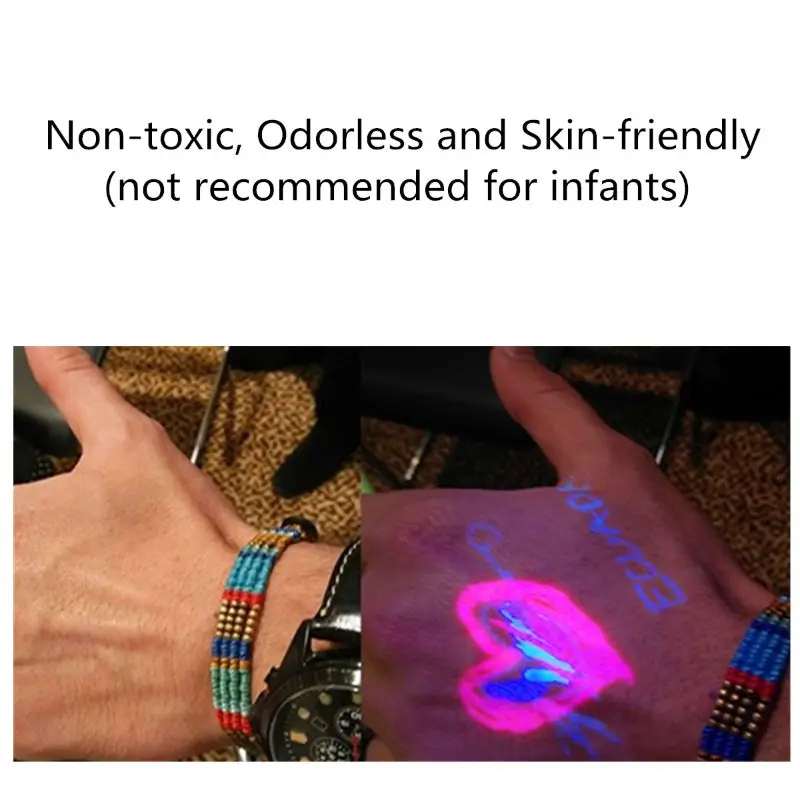 Ультрафиолетовая флуоресцентная волшебная ручка 3 цвета Необычные канцелярские