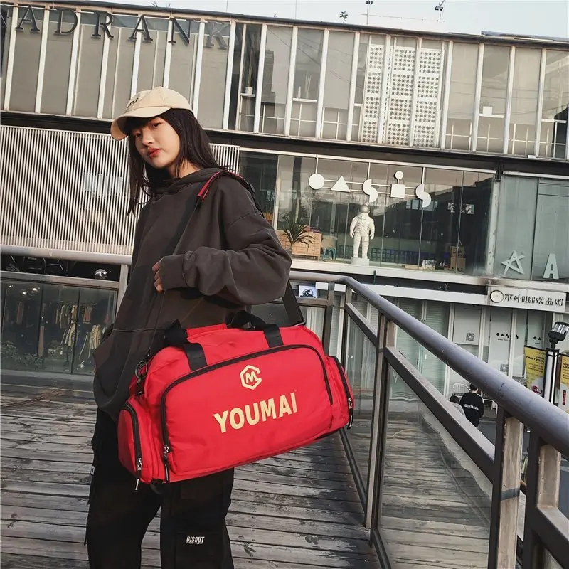 

YILIAN Waterproof travel bag fashion large capacity portable leisure fitness travel outdoor single shoulder cross