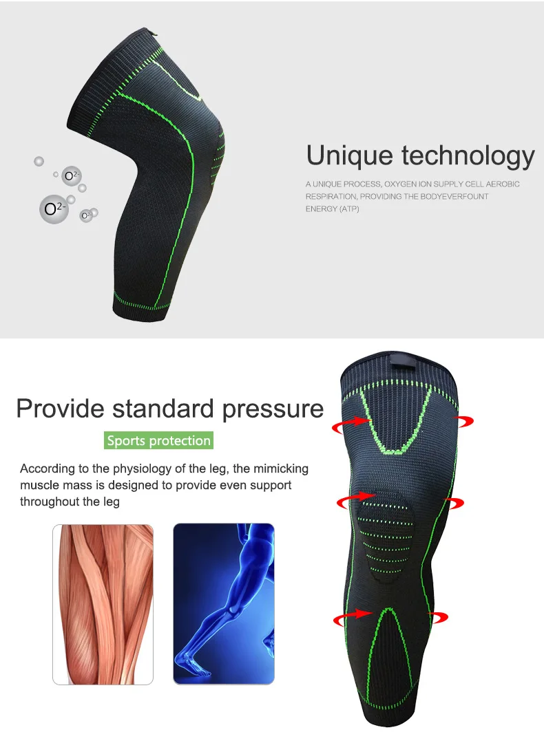 

1PCS Running Fitness Cycling Knee Support Braces Elastic Nylon Sport Compression Knee Pad Sleeve For Volleyball Basketball
