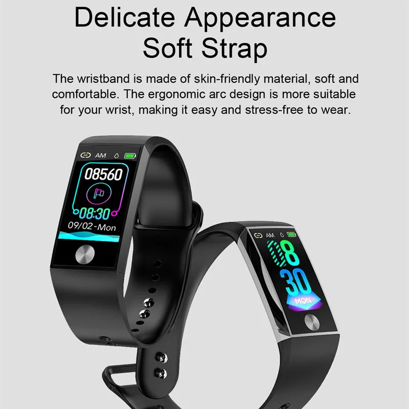 S28 смарт браслет для мужчин фитнес трекер монитор сердечного ритма кровяное