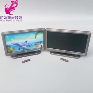 16 bjd кукольный домик мебель Мини ТВ духовка кофе машина мини винтажная Керамическая Настольная лампа для куклы Барби blythe аксессуары для кукол