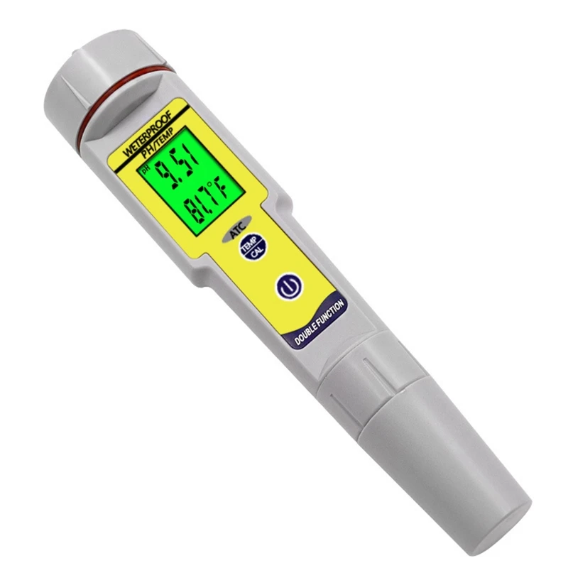 

Цифровой рН-тестер в виде ручки, высокоточный PH-тестер 0,03 рН с 2 стандартными буферными порошками рН для бытового питьевого бассейна