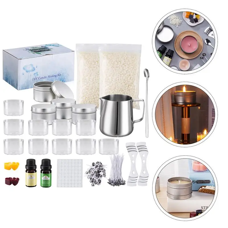 1 набор для изготовления свечей Набор из пчелиного воска|Формы свечей| |