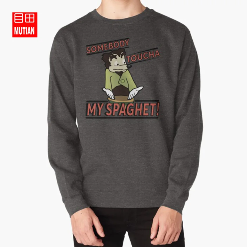 darkgrey-sweatshirt Кто-то уделал мой спагетти мем толстовки кого-то уделал мой спагетти мем spaghetsomebody уделал мой spaghetpewdiepie - Цвет: darkgrey-sweatshirt