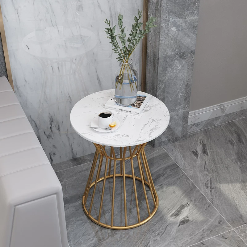 

Nordic living room side table sofa balcony light luxury small coffee table simple small table corner table creative coffee table