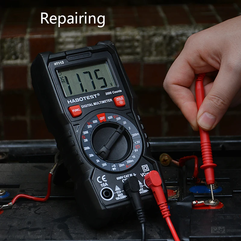 HABOTEST мультиметр тестер Профессиональный цифровой Ручной Мини транзисторов 600 в 10