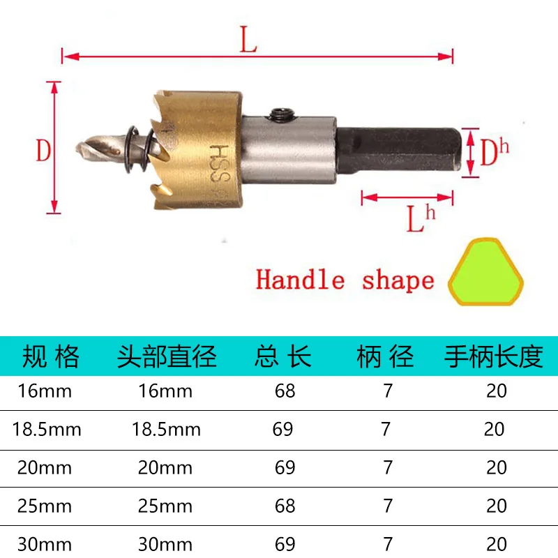 5 шт. Твердосплавные наконечники HSS набор сверл для сверления дерева инструмент