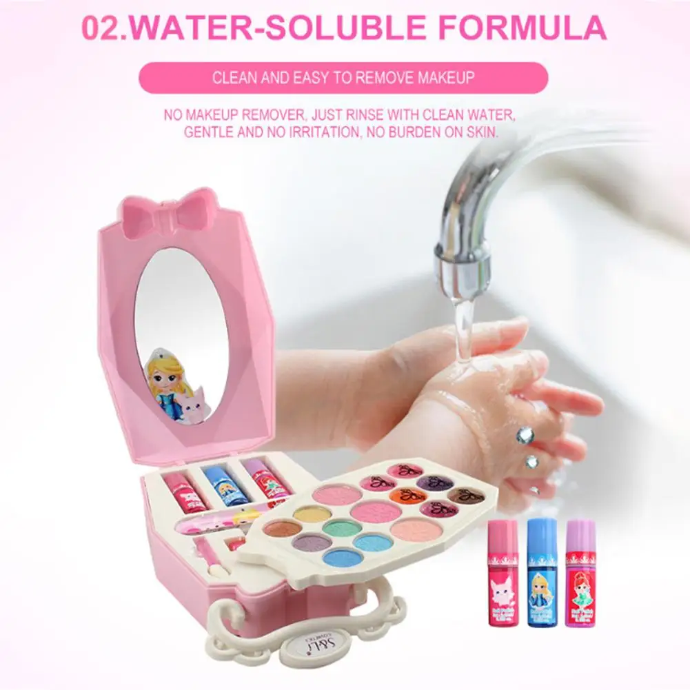 22 шт Косметика игра набор игрушек для детей наборы макияжа игровой дом подарок