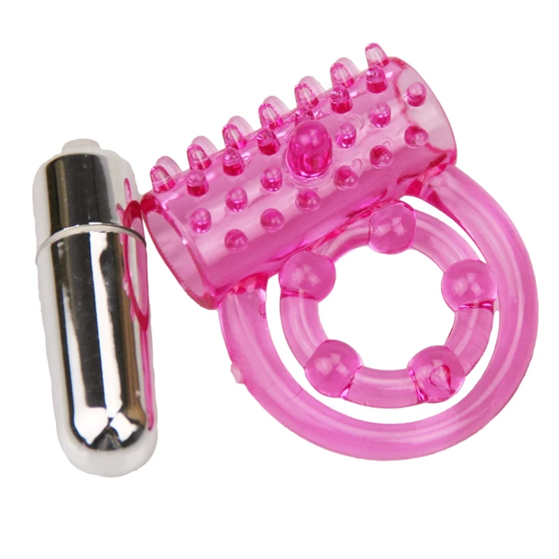 Мини Вибраторы кольца двойной Удлиняющая Насадка На отсрочка преждевременной