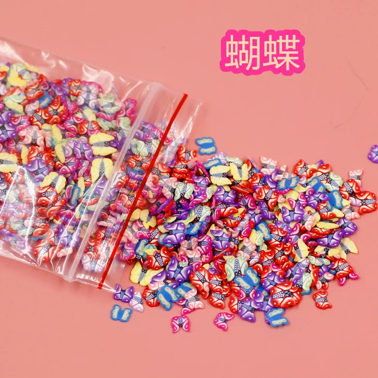 1000 шт. ломтики наполнитель для украшения ногтей и Нейл Арта набор Мягкая Керамика