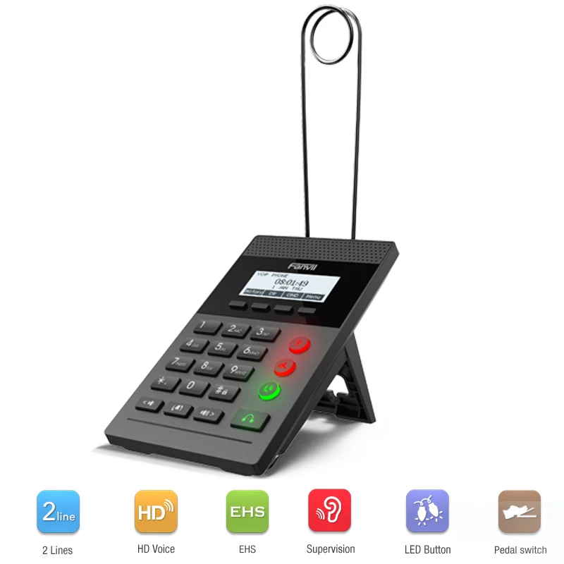 Fanvil IP-телефон X2C/X2P умный VoIP-телефон HD-голос для гарнитуры EHS SIP-телефон дома офиса