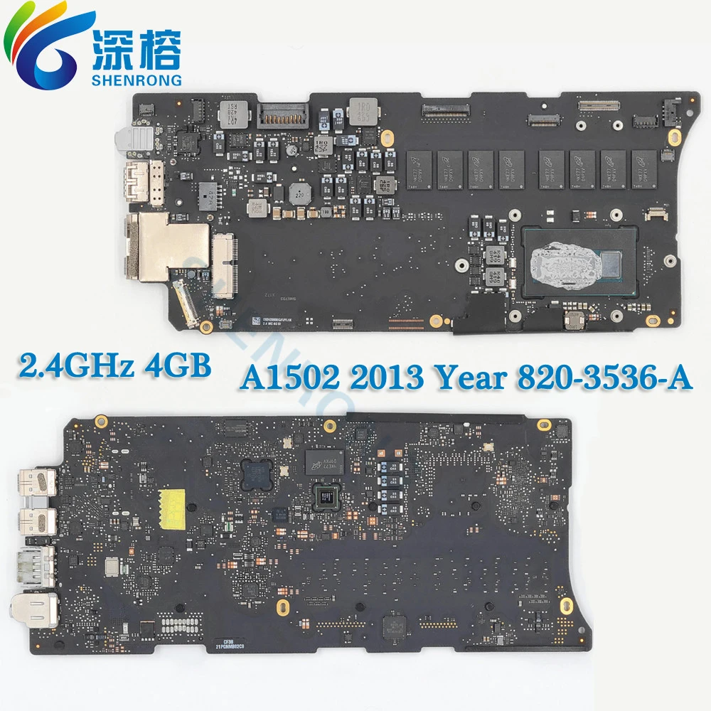 

Материнская плата A1502 для MacBook Pro Retina 13 ", логическая плата A1502 2,4 ГГц 4 Гб 820-3536-A 2013 2014 года