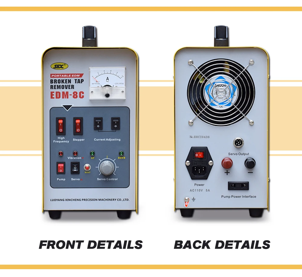 Сломанный кран для снятия Портативный EDM-8C (800W) коснитесь горелки отверстие