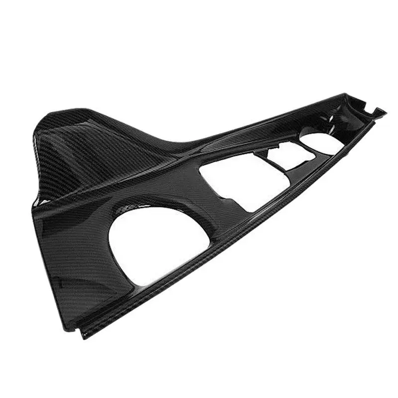 Углеродное волокно стиль коробка переключения передач панель накладка подходит