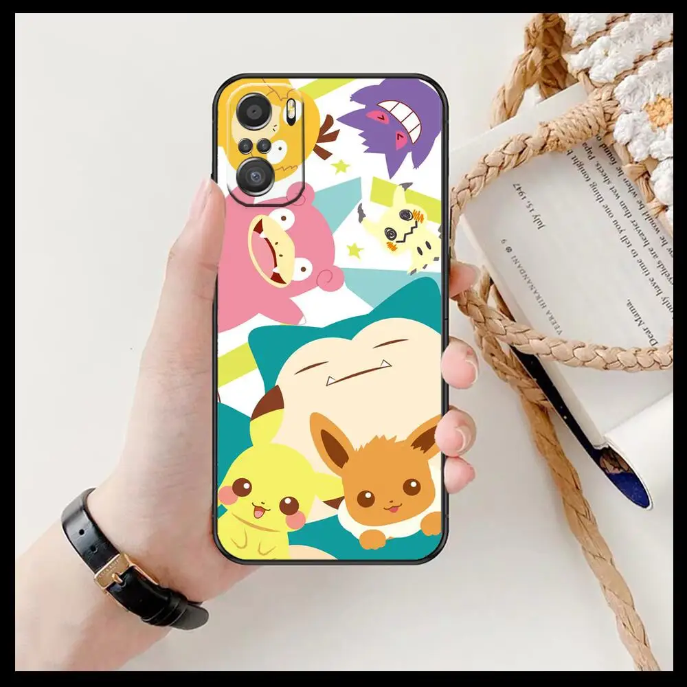 hd pokemon for xiaomi redmi note 10s 10 9t 9s 9 8t 8 7s 7 6 5a 5 pro max soft black phone case free global shipping