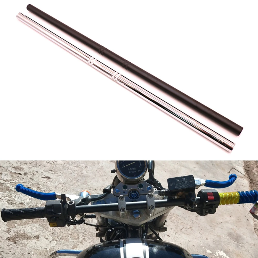 

7/8'' Universal Retro Motorcycle Handle Bar Straight Vintage Motorbike Steering Wheel Handlebar For msx125 pit dirt bike crf450r