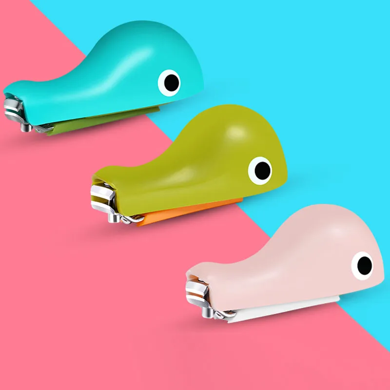 

Детский триммер для ногтей с симпатичным дельфином, ножницы, машинки для ногтей, мини-машинка для маникюра, детский Безопасный Набор для ухо...