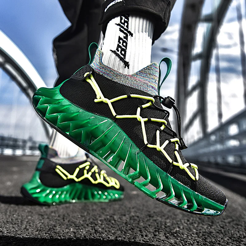 

Men's And Women's Running Shoes, High Socks, Sports Jogging Shoes, Large Size Breathable Casual Sports , Shoes