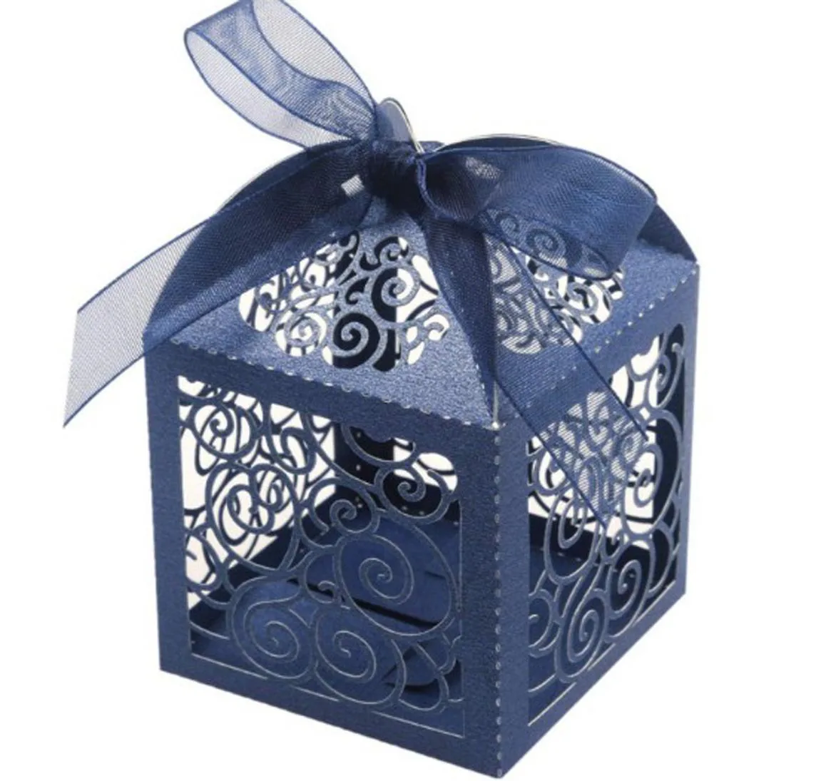 Детская коробка для душа пустая высечки цветов в форме сердца вечерние коробки