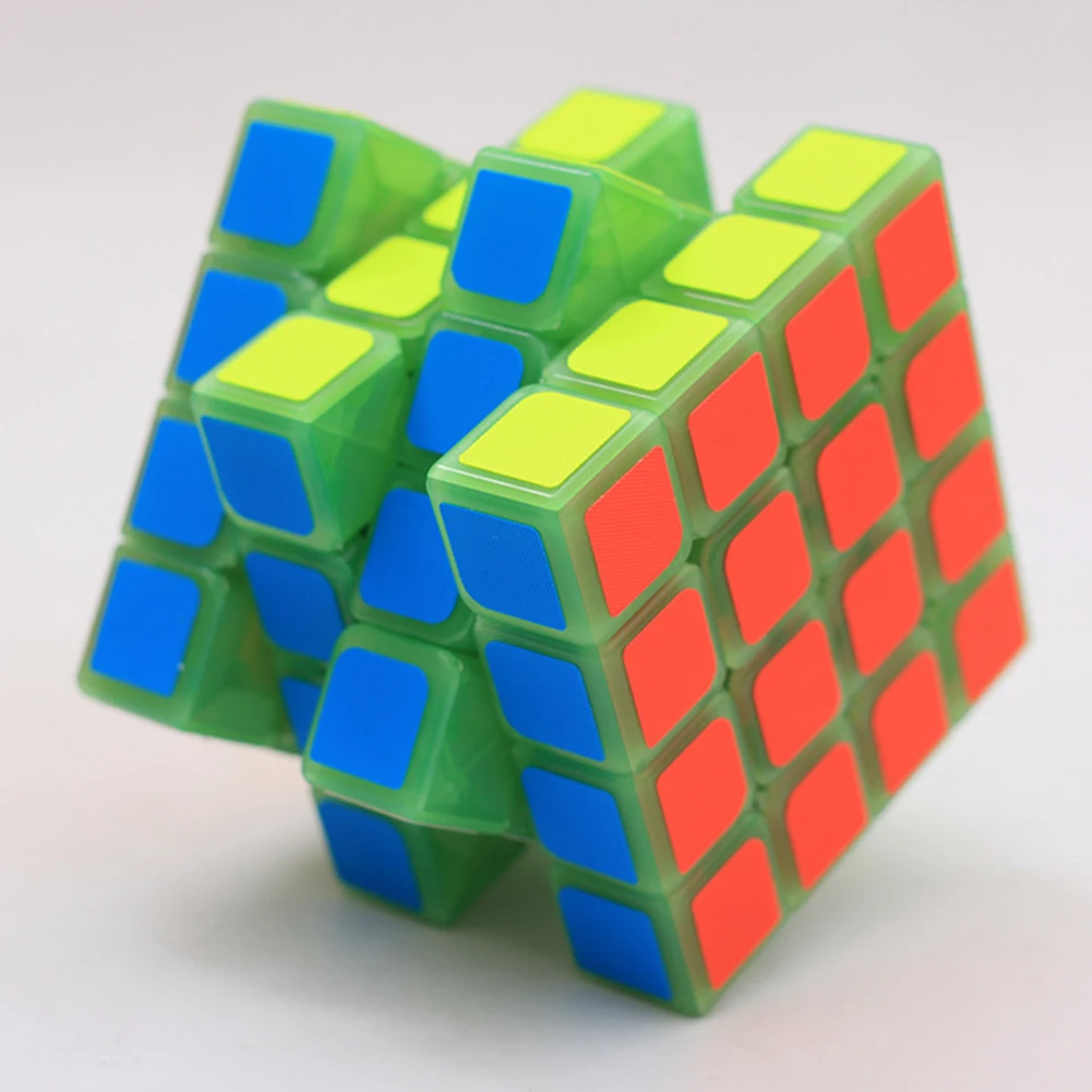 

4x4x4 Magic Cube Glow In The Dark Kids Glowing Toy Speed Cube Children Educational Puzzle Game Cube For Adults