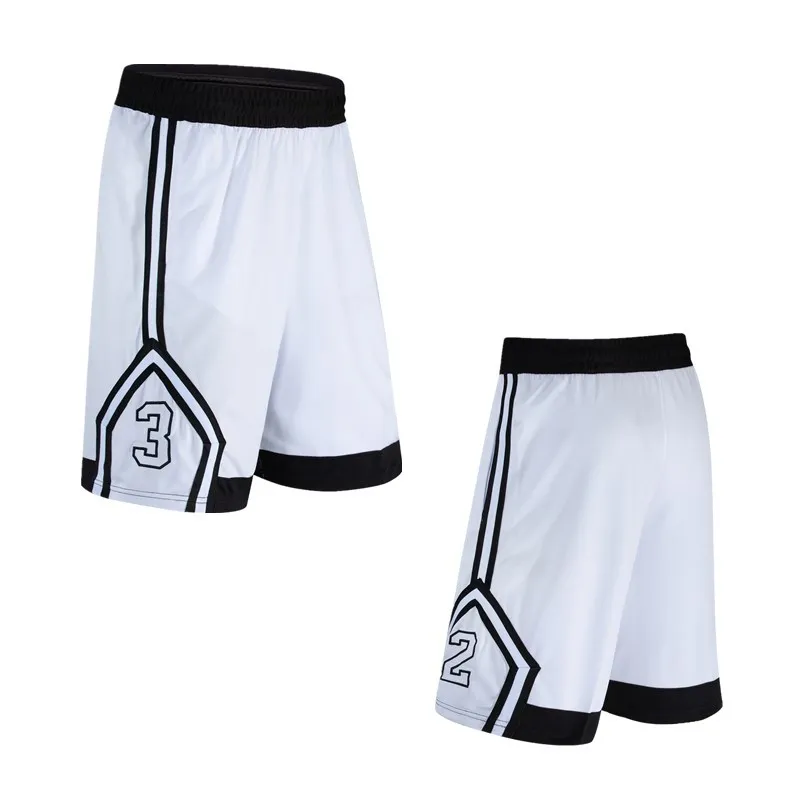 Шорты мужские в полоску дышащие повседневные баскетбольные до колена с