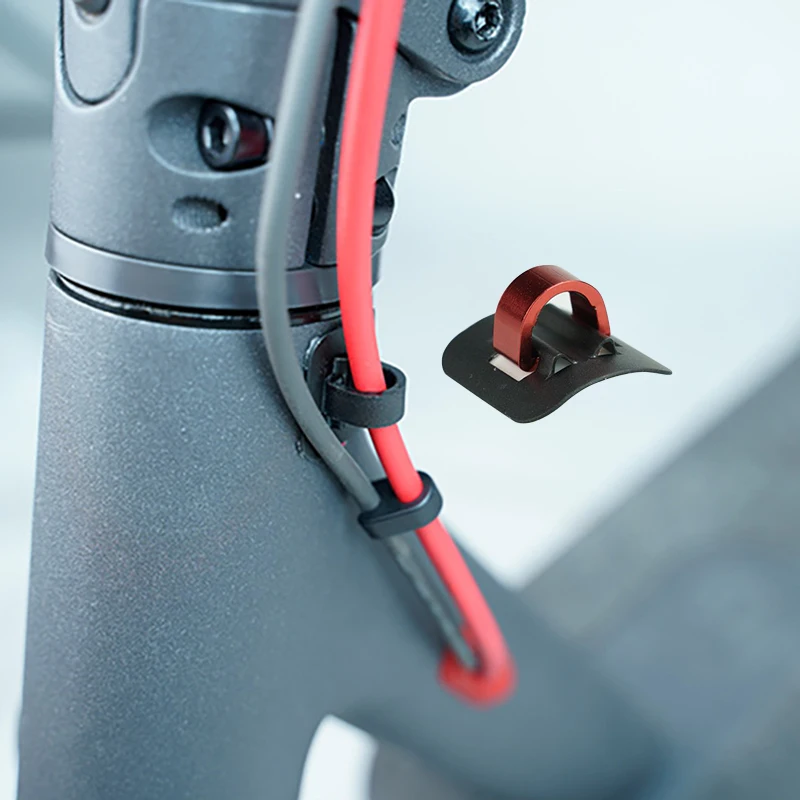 for Xiaomi Mijia M365 Scooter Buckle Organizer Alloy Cable Tie Electric Skateboard Bike Accessories Part | Спорт и развлечения