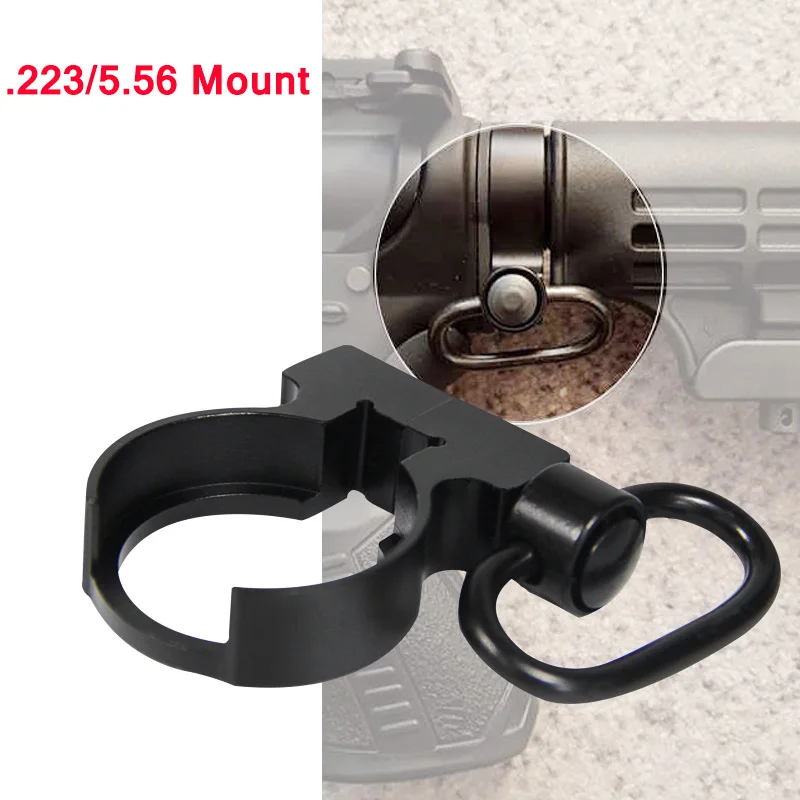 

Tactical Sling Swivel Adapter QD Detach Plate anti-rust Aluminum .223/5.56 Mount for Carbines AR15 M4 Rifle Hunting RL37-0105