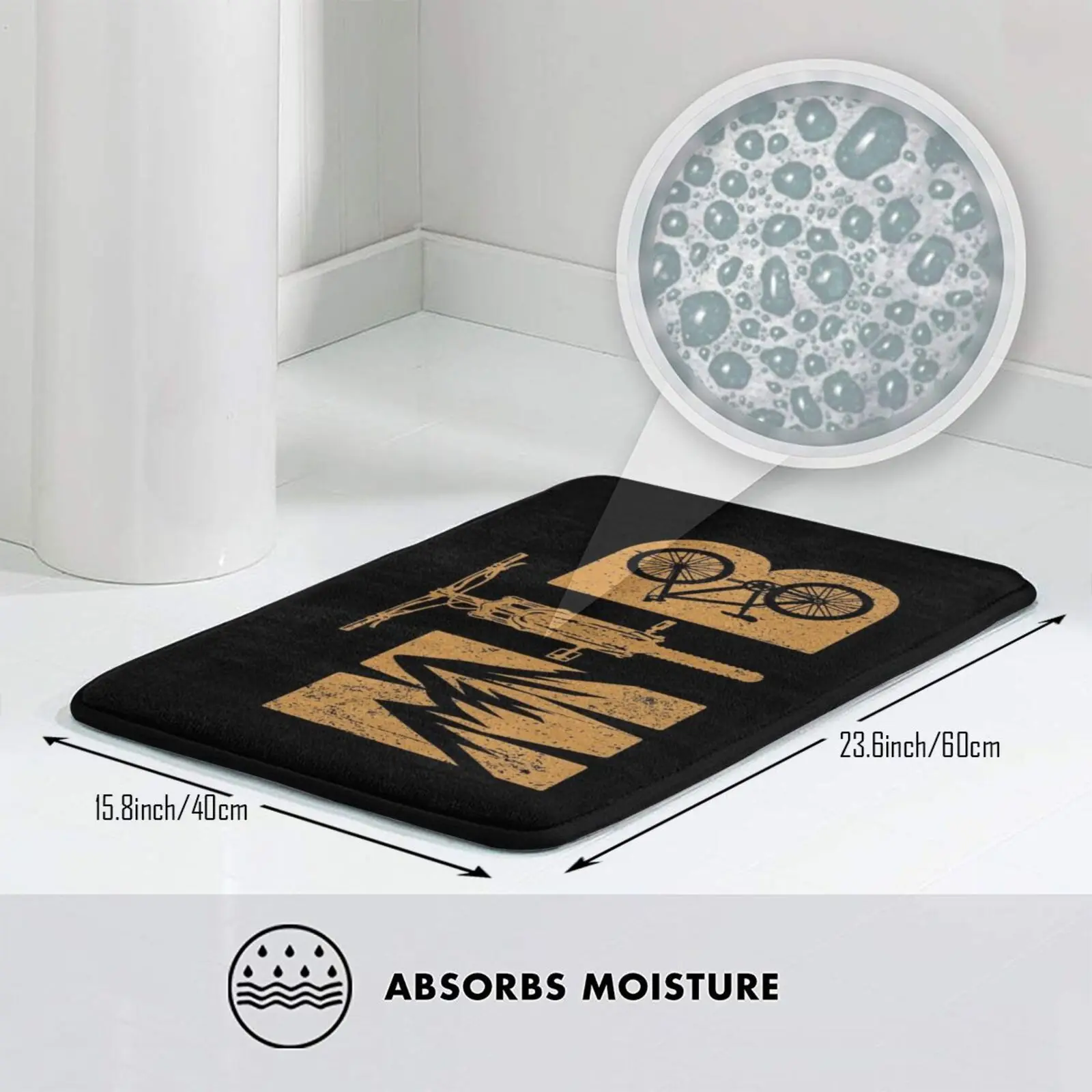 Коврик для горного велосипеда противоскользящий спальни входной двери | Дом и