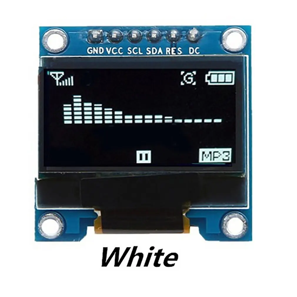 

SSD136 0.96 Inch 6Pin 12864 SPI IIC I2C Digital OLED LCD Display Module 0.96'' Board For Arduino 51 SMT32 Drive Yellow Blue