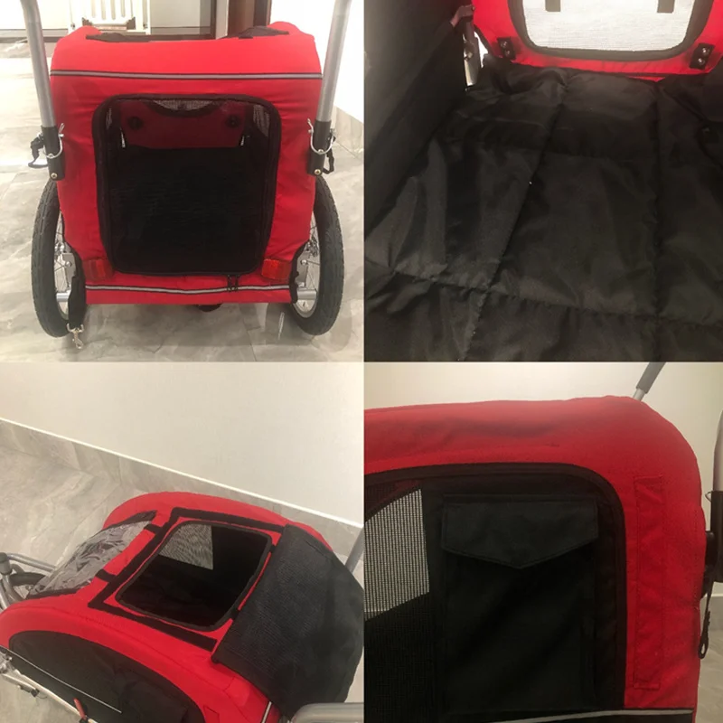 Прогулочная коляска ALWAYSME с 3 колесами тележки на колесиках подходит для собак