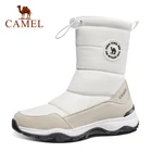 Зимние теплые ботинки CAMEL Для мужчин и женщин, водонепроницаемые Непродуваемые повседневные кроссовки с бархатной подкладкой, Нескользящие ботильоны, новинка 2021