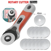 45mm rotary cutter spare blades fit olfa dafa fiskars rotary cutter fabric paper circular cutting plotter for cut craft leather