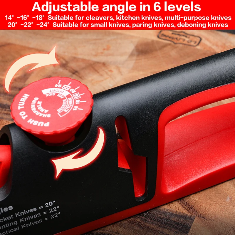 4 In 1 Knife Sharpener Grind Scissor Multifunctional Grindstone Angle Adjustable knives Whetstone Professional Sharperning Tool | Дом и сад